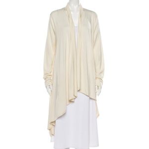 Ralph Lauren cream cashmere duster coat..